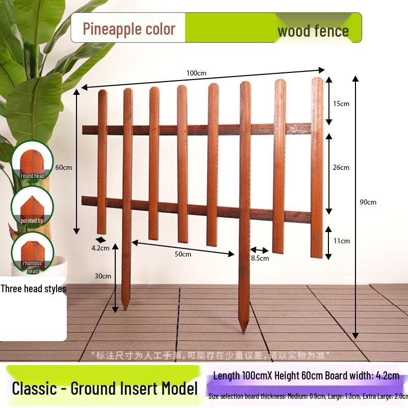

Merbau Solid Wood Garden Fence