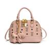 Temperament handbag small bag messenger bag high-end shell bag women's new bear print niche fashion