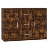 VidaXL Buffet Chêne fumé 91x29,5x65 cm Bois d'ingénierie 823347
