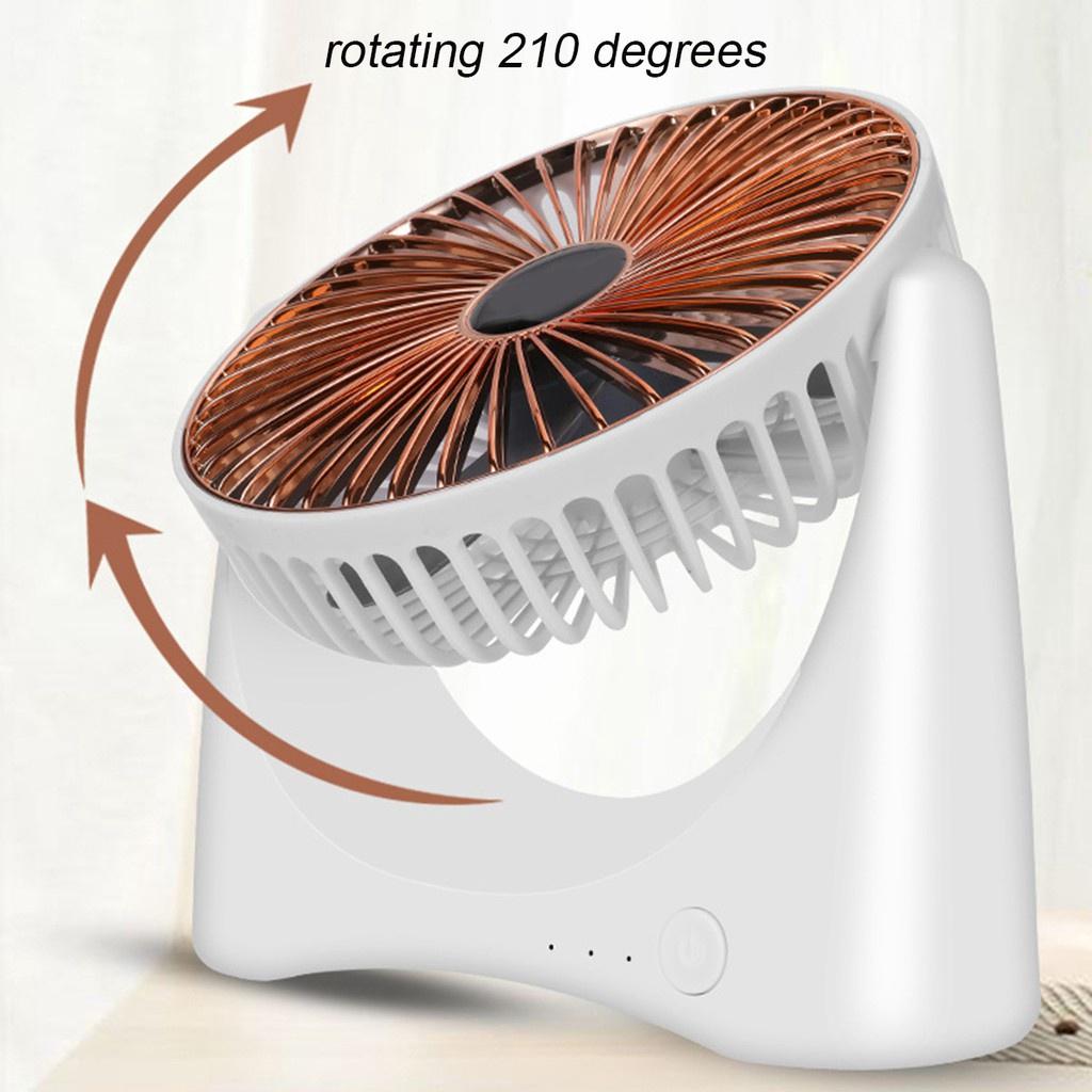 Rechargeable 5 Speeds Electric Air Circulation  Air Circulator Ventilation Fan USB Portable Cooler New