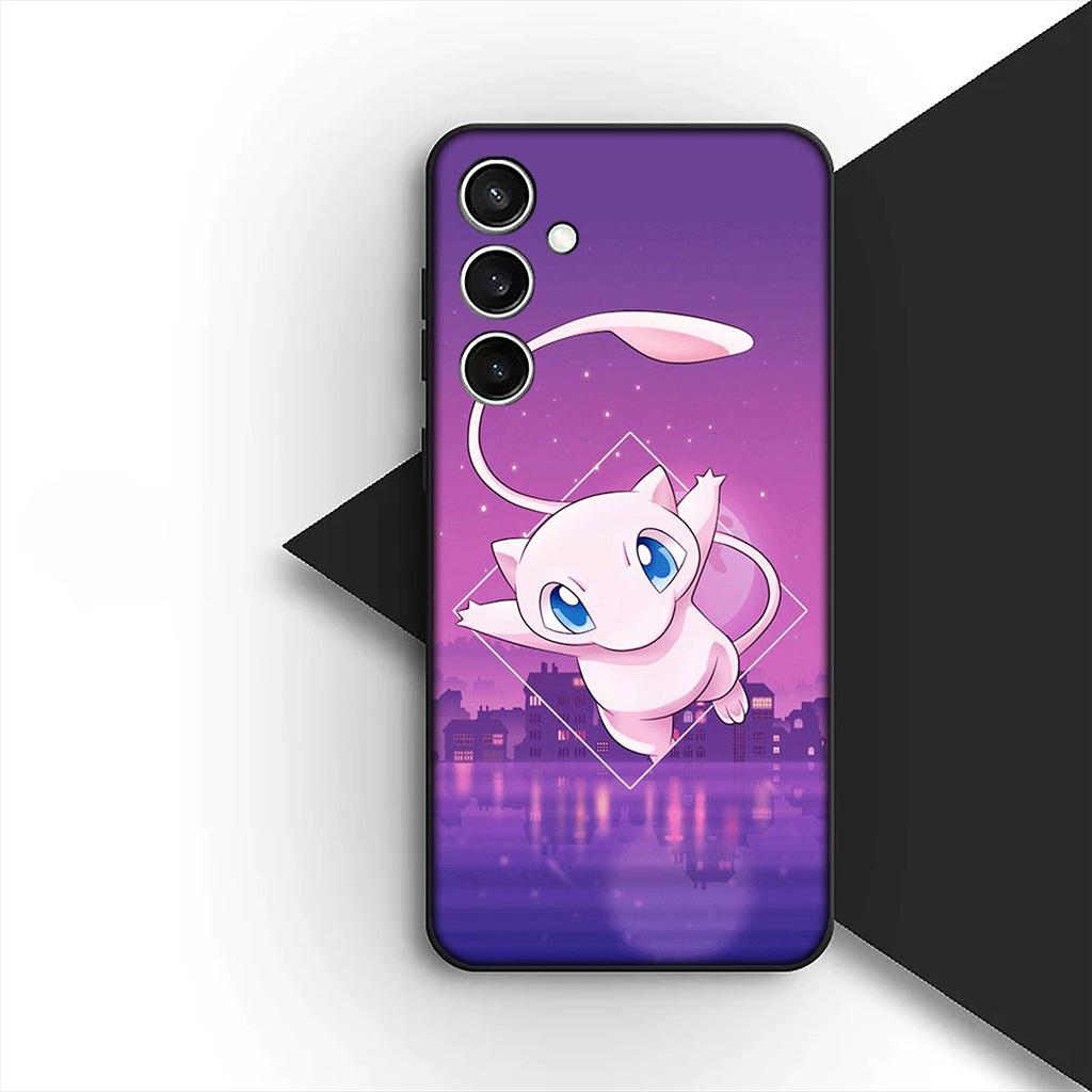 Cover for Samsung Galaxy S24 S25 S23 FE Ultra Plus S7 Edge S25+ S23+ A56 5G Phone Case Mewtwo P-Pokemons Mew two P-Pikachus
