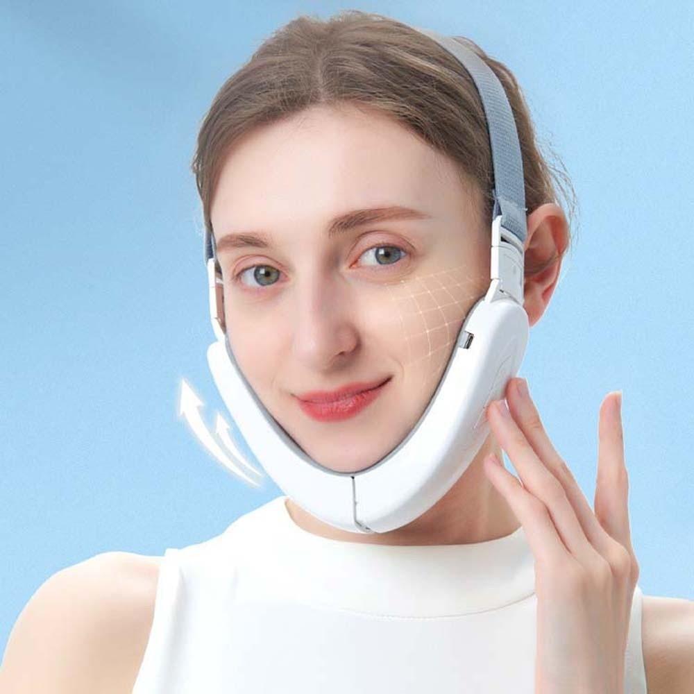 Регулируемый электрический V-образный прибор для лица Высокоэластичный прибор для подтяжки лица Подтягивающий