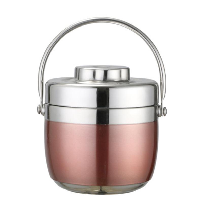 1.5L Stainless Steel Termos Termos Lunch Box Termos Termos Insulated Container Termos | Lunch Box (Rosered)