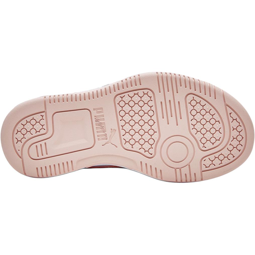 Puma Rebound V6 Lo Ac+ Versatile Comfortable Low-Top Kids Skate Shoes Kids Sneakers Pink 397419-17