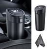 Vellfire Car Trash , Slim, Bottle-type, Soft Trash , 2 Ways To Open Lid,