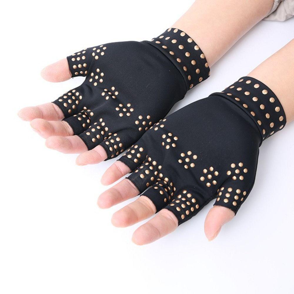 Fingerless Design Therapy Gloves Joint Pain Support Arthritis Gloves For Hand Pain