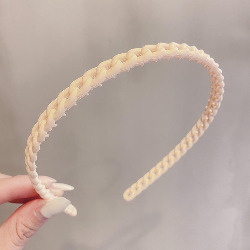 Korea Mode Lange Zahn Haarbänder Für Frauen Nicht Slip Haar Kämme Einfarbig Geometrische Lünette Femme Haar Zubehör Mädchen