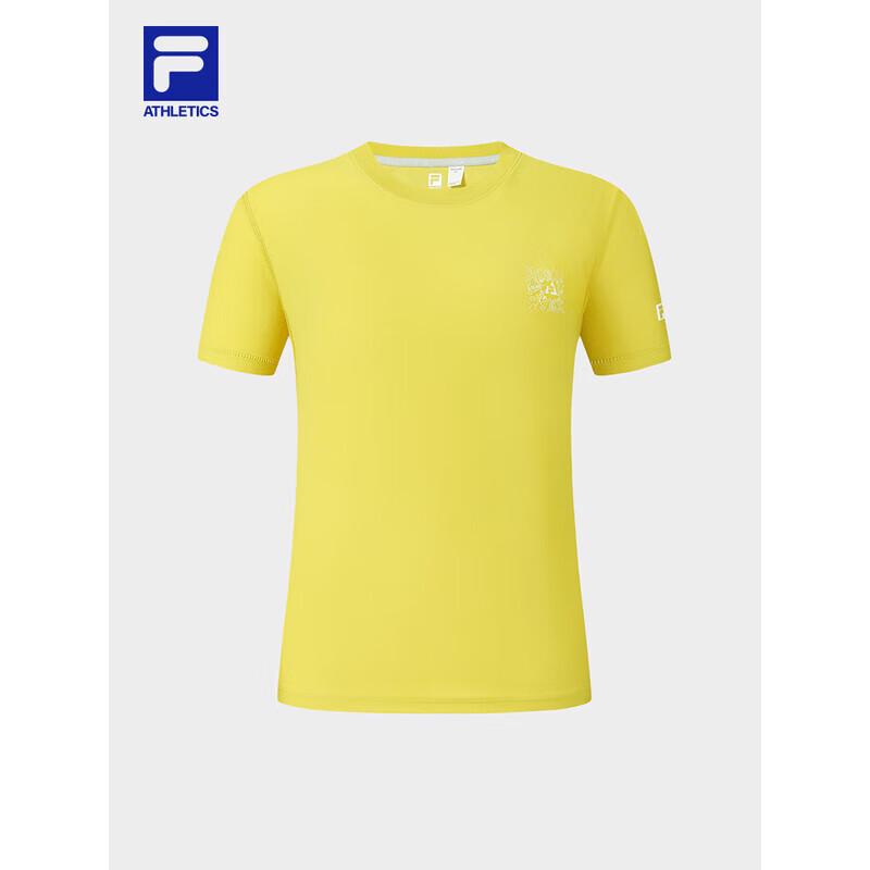 FILA Women s Knitted Short Sleeve Round Neck T-Shirt S