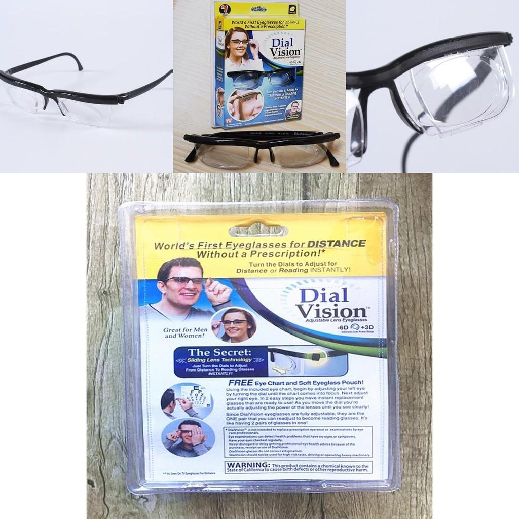 Flexible Frame Dial Vision Adjustable Lens Glasses For Distance And Reading