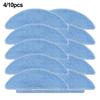 4 Pack Mop Cloths for ZACO A10 Pro Robot Vacuum Cleaner Accessories Microfiber Replacement Kit for Efficient Cleaning