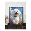 Diamond Art Puppy 30X40cm Bead Art Round Beads Mosaic Art Kit Popular DIY Handmade Craft Present Decoration