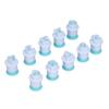 10PCS 0-9 Number Number Cake Mold Food Grade Plastic Fondant Cutter Cookie Stamp  Birthday Party
