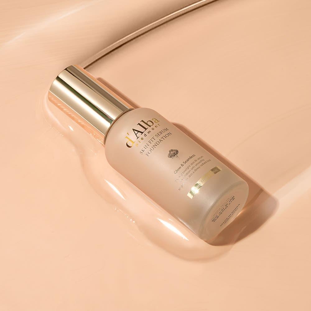 d'Alba Vegan Serum Foundation 21 Brightening & Long-Lasting 30ml Liquid Foundation Flawless Base