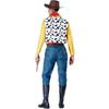 Lustiges und farbenfrohes Toy Story 4 Cowboy Woody Kostümset für Paare in den Größen M-xl