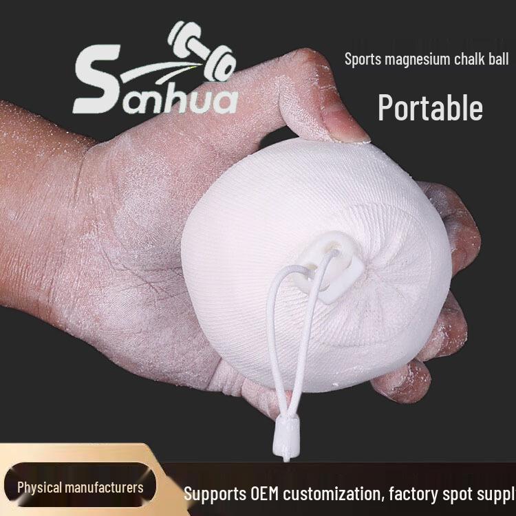Tragbarer wiederverwendbarer schweißabsorbierender Kreideball für Gymnastik, Fitness und Klettern - Outdoor Anti-Rutsch-Design
