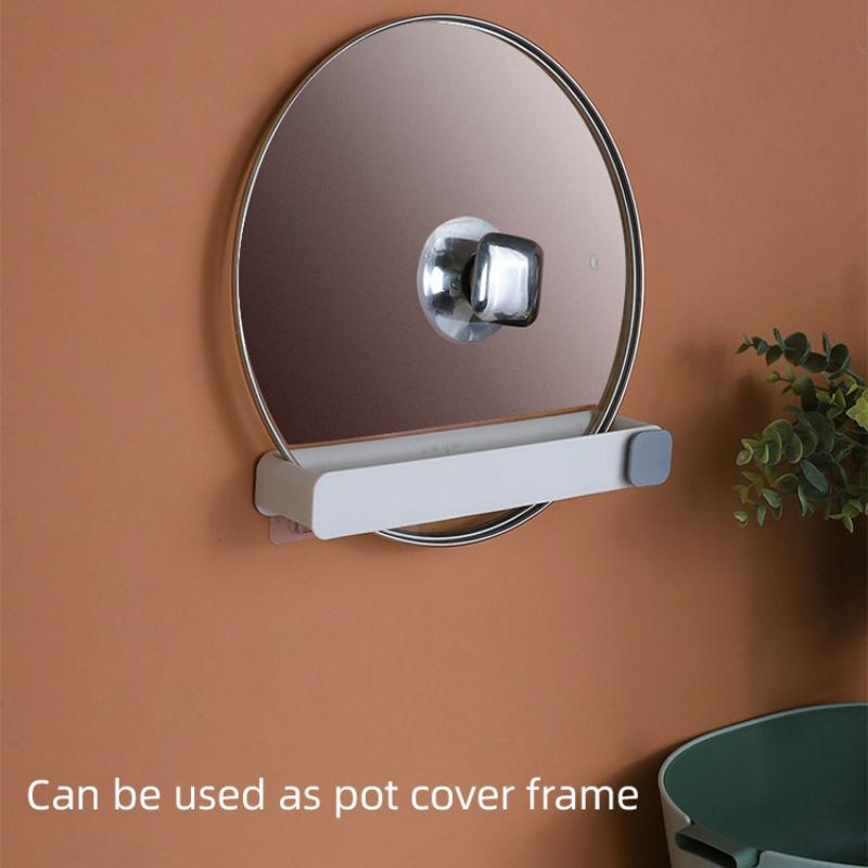 Raft pentru pantofi dintr-o bucată, montat pe perete, raft pentru papuci de baie, fără perforare, raft pentru economisirea spațiului, suport pentru agățat pentru baie