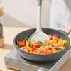 High Temperature Resistant Cooking Spoon Anti-Slip Handle Food Grade Silicone Non-Scratch Pot Protecting Spatula Soup Spoon Colander