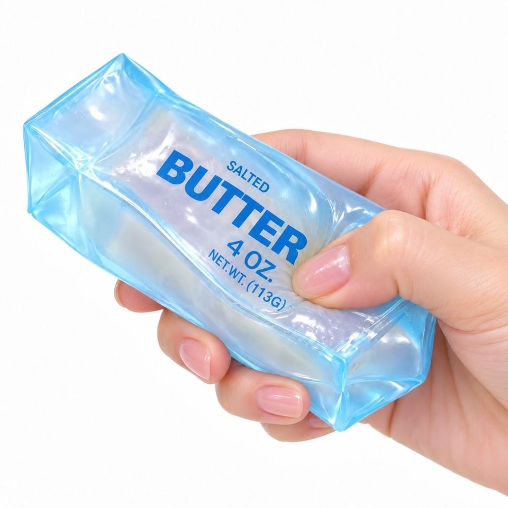 Realistic Butter Stick Squishy Toy Non Rebound Butter Stick Pinch  Home Decoration