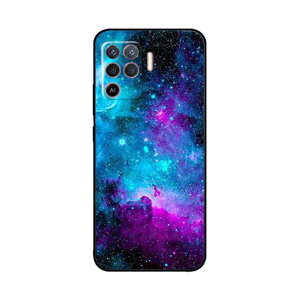 Cover per OPPO Reno 5 Lite Custodia Morbida in Silicone Fiori Bumper per OPPO Reno 5 F oppoA94 4G Custodie Reno 5 Lite Custodie per Telefono