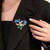 Stylish Alloy Bird Pin With Sturdy Plating Portable for Outfits Bags and Gift Giving