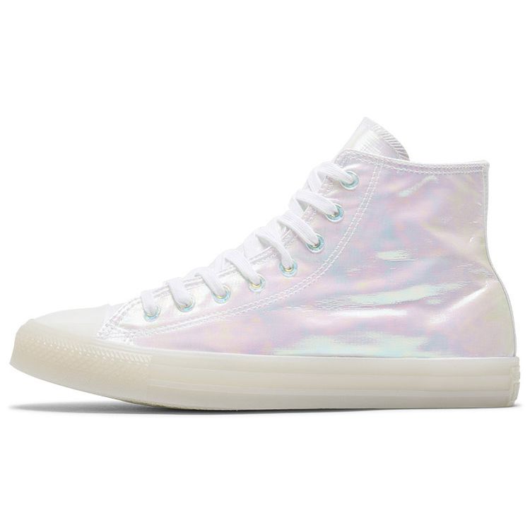 Converse Chuck Taylor All Star Chameleon Laser Jelly Sole High Top Canvas Shoes Unisex Sneakers White 165621C