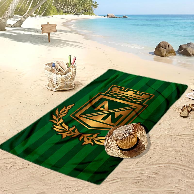 Atlético Nacional Printed Beach Towel Quick Dry Soft TowelPortable Large Rectangular Beach Blanket for Travel Swimming Pool