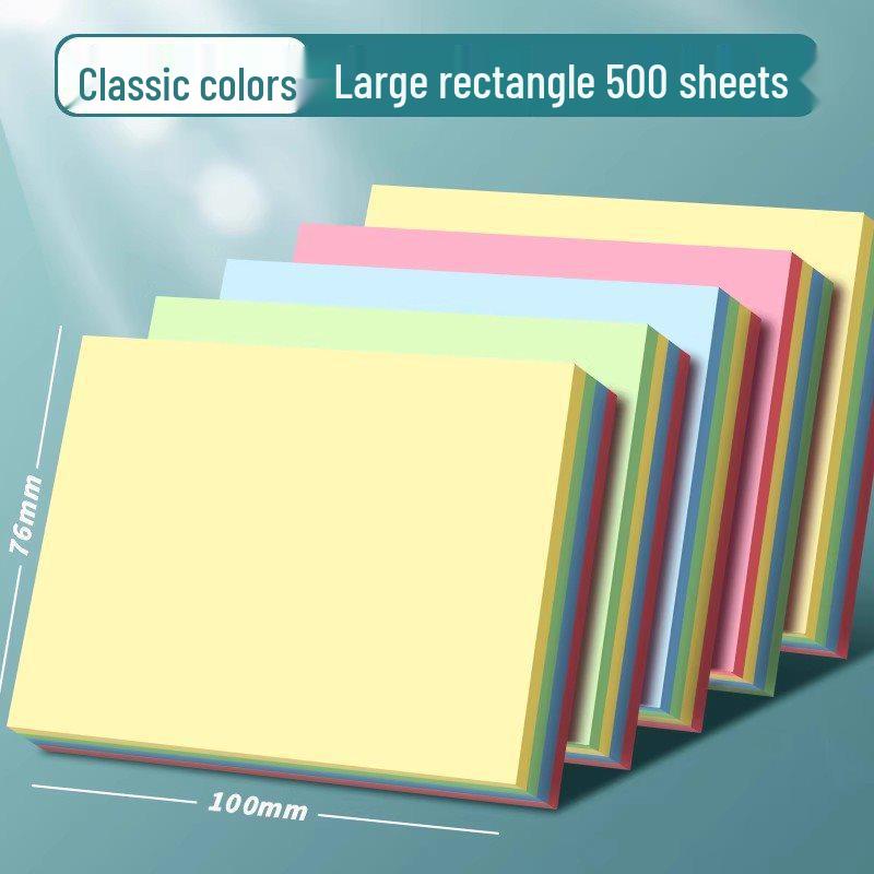 Adhesive Notes for Students and Office Use - Ideal for Elementary and Middle School, Writable Stickers, Labels, and High-Value Strips