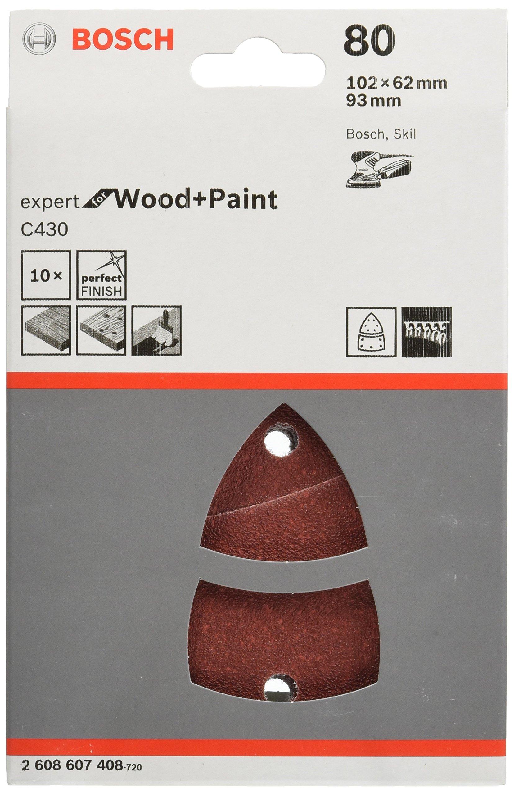 

BOSCH Sanding Paper #80 (10 sheets) [2608607408]