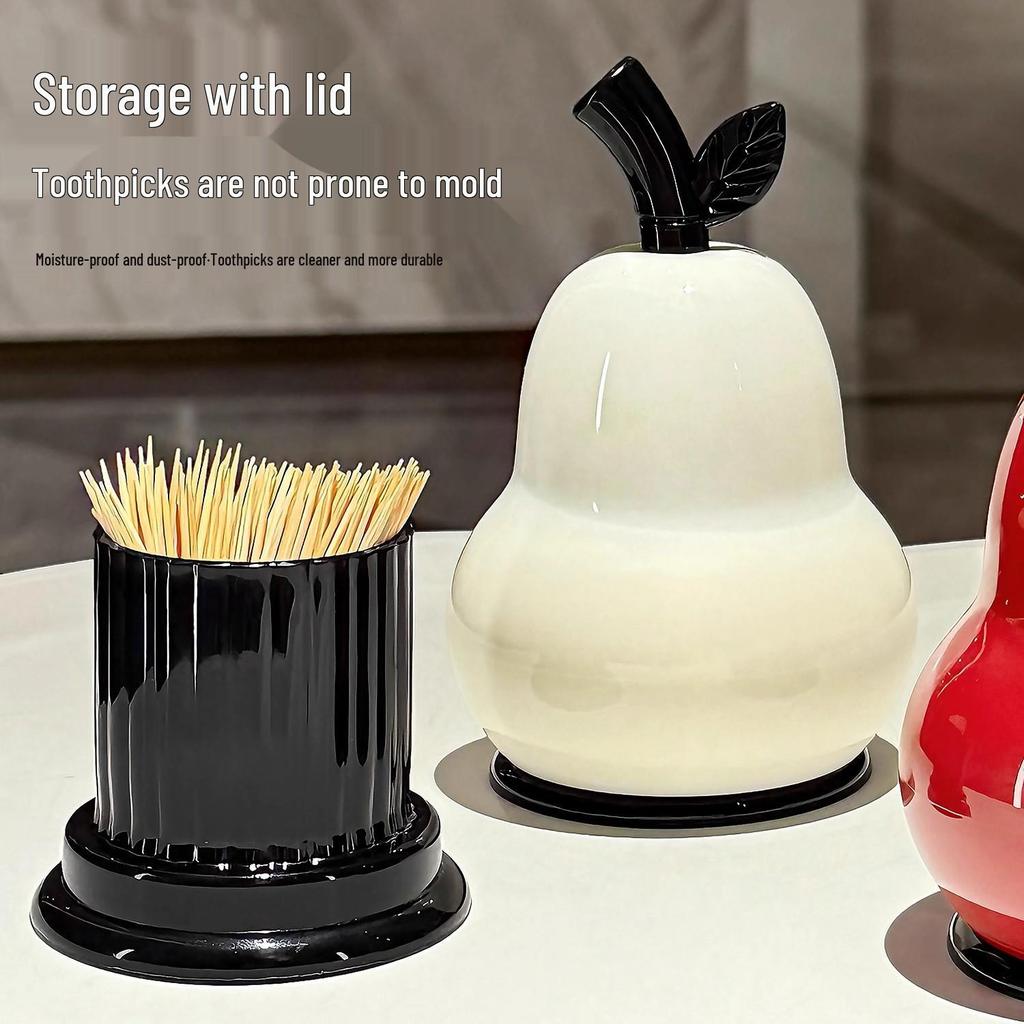 Luxurious Toothpick & Floss Storage Box: New Style, High-Value Design for Household Use
