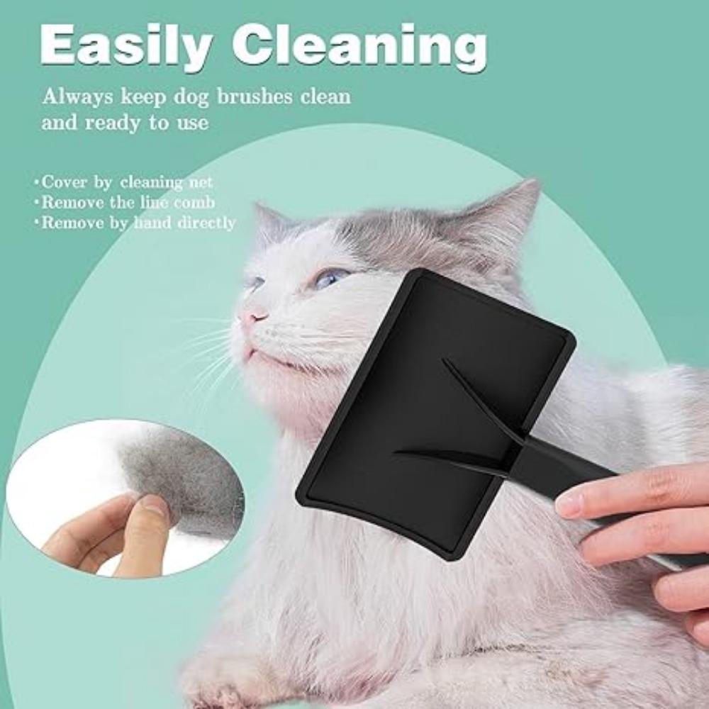 Pet Grooming Comb Long Needle Shedding Hair Removel Brush Dog Massage Comb Tool Suitable For Long Hair Large Dog Pet Supplies Accessories Decor