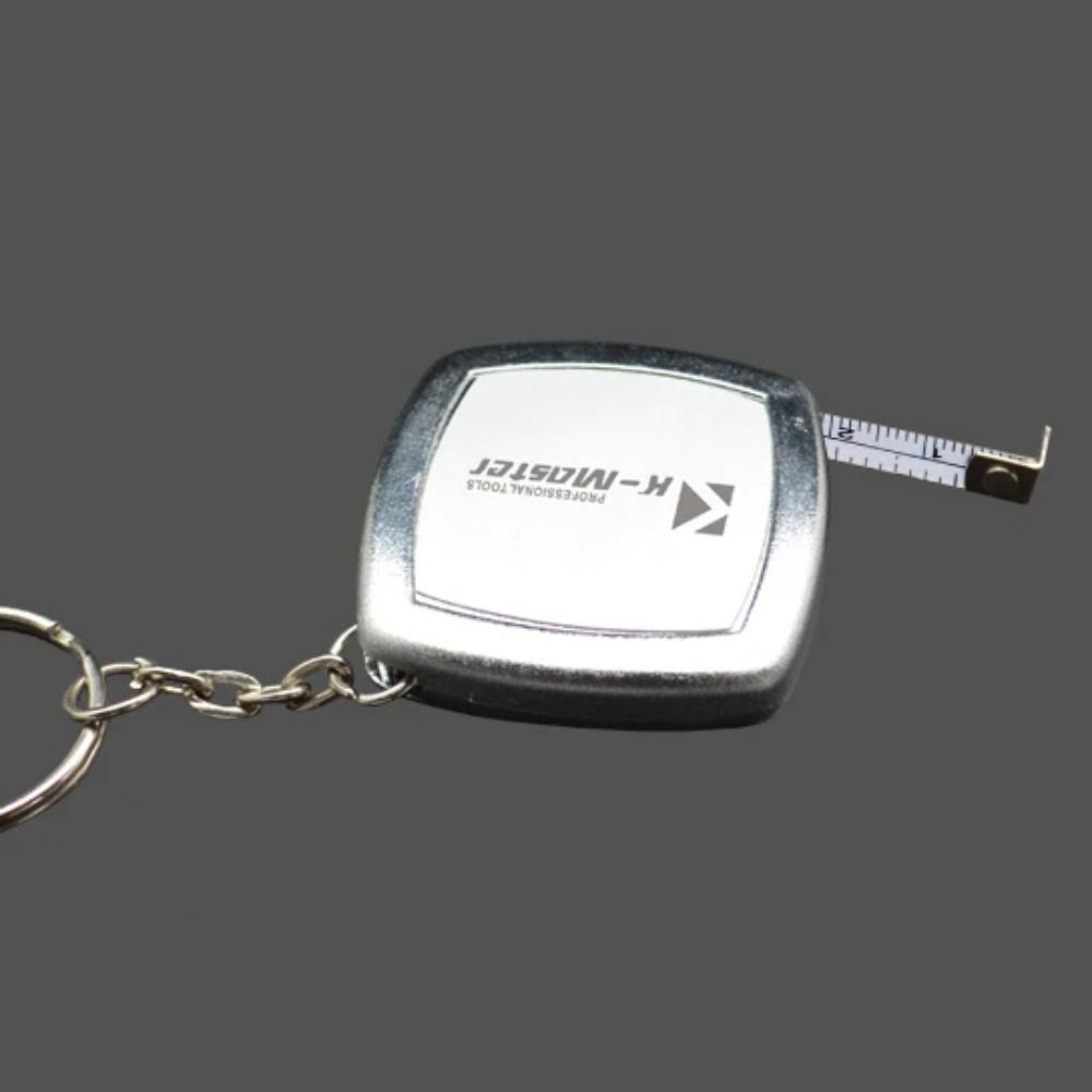 1m/3FT Tape Measure With Keychain Carpentry Ruler Portable Small Steel Ruler