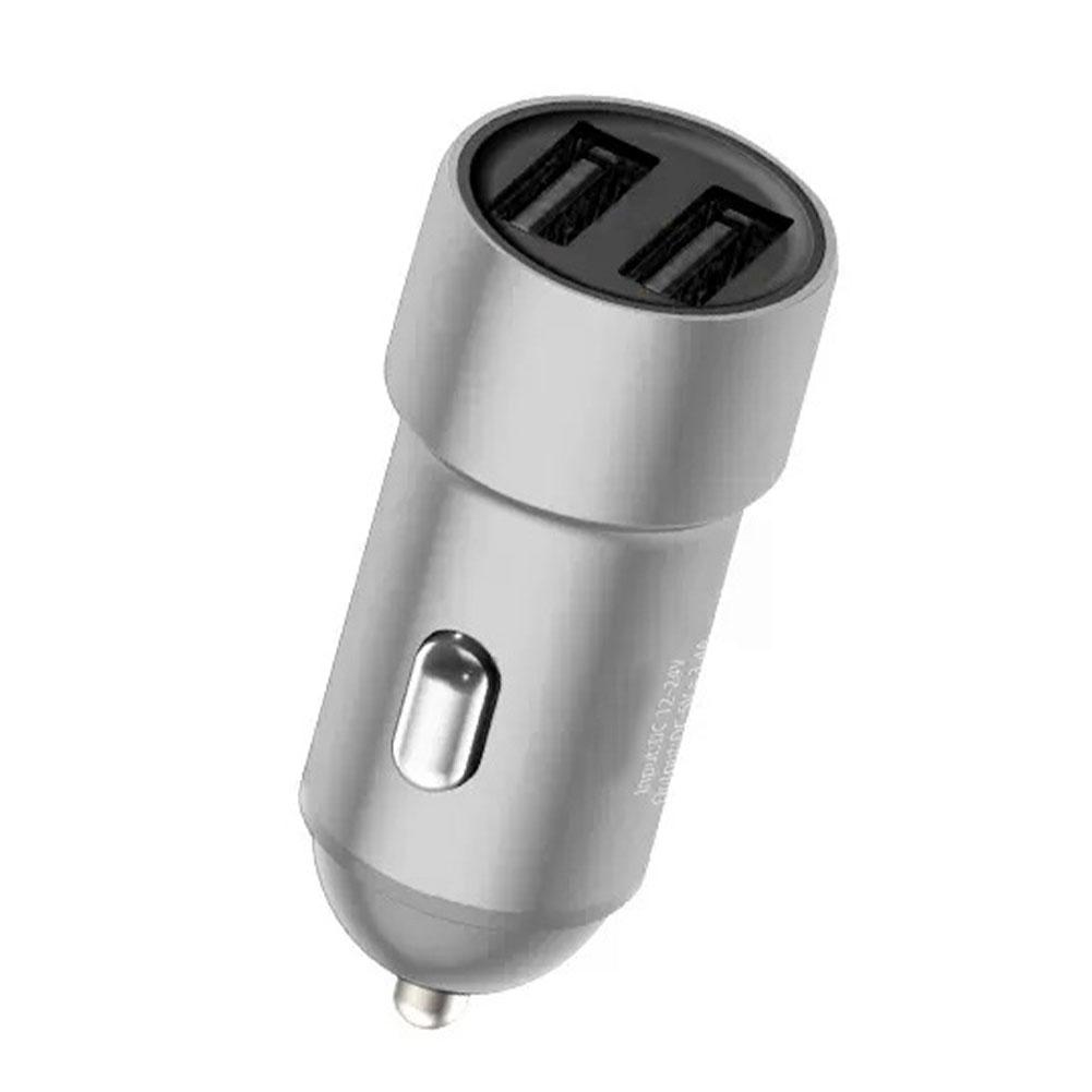 3.4A PD Mini Car Charger 12-24V Lighter Fast Charging Car Dual USB Type C Charger For Xiaomi Power