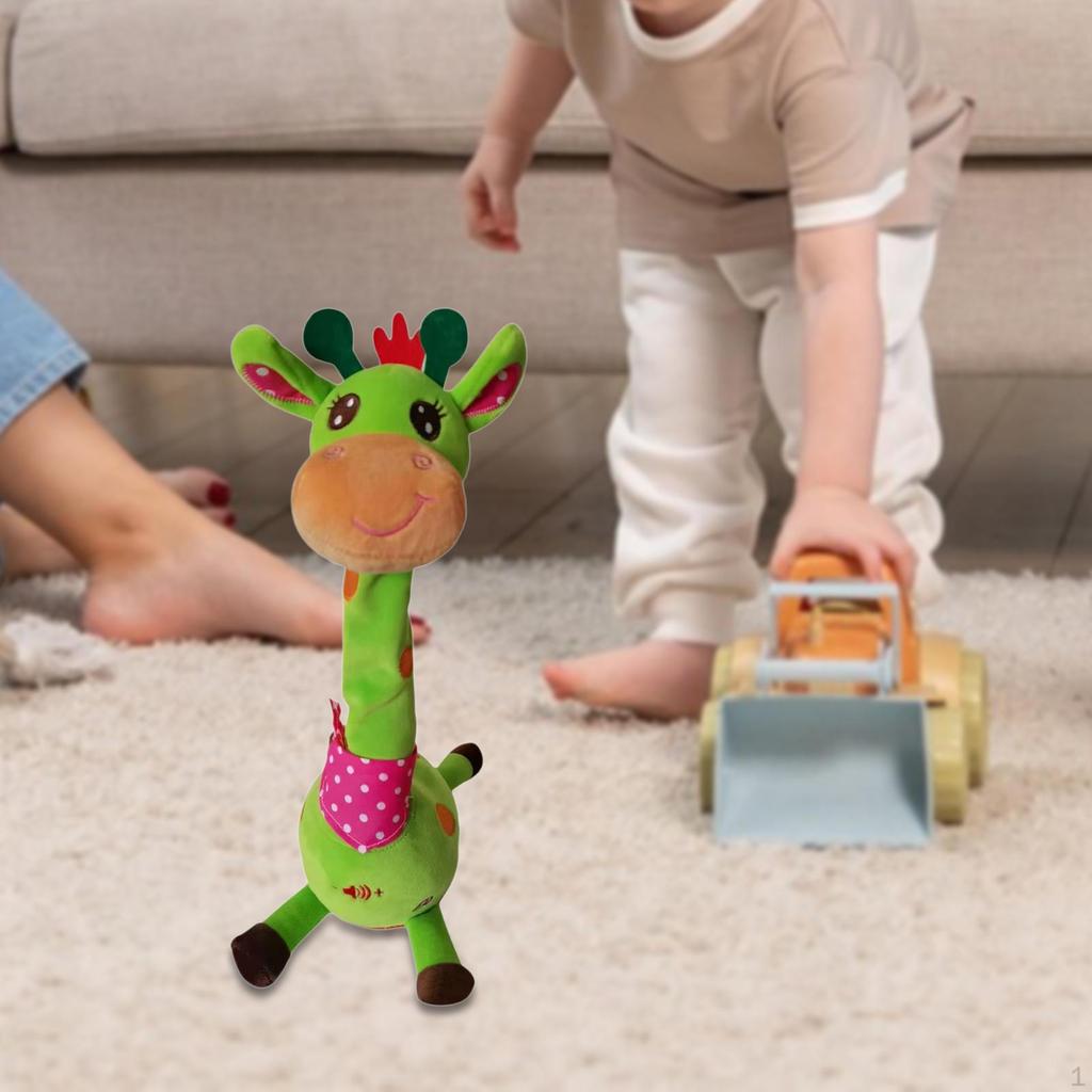 Dancing Talking Toy Stuffed Animal Repeating What You Say for 1-3 Years Old