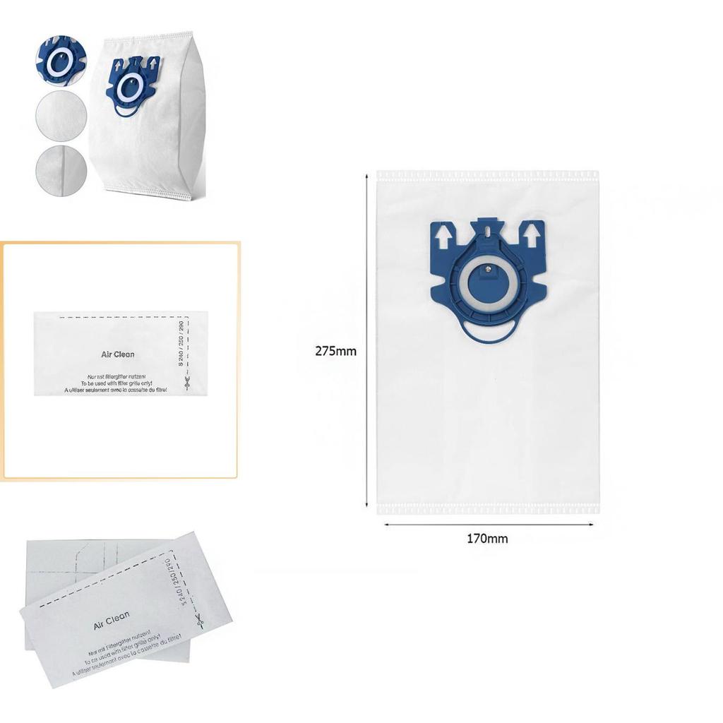 For Miele C1 C2 C3 S2000 S5000 S8000 Seriesvacuum Cleaner Filter Set With Dust Bag And Cotton Filter House Use