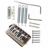 Metal Tremolo Bridge Set Silver Guitar Replacement Bridge  For Electric Guitar