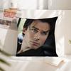 Schauspieler Damon Salvatore Kissenbezug Quadratisches Kissenbezug Schlafzimmer Sofa Zimmer Dekoration Lässiger Kissenbezug