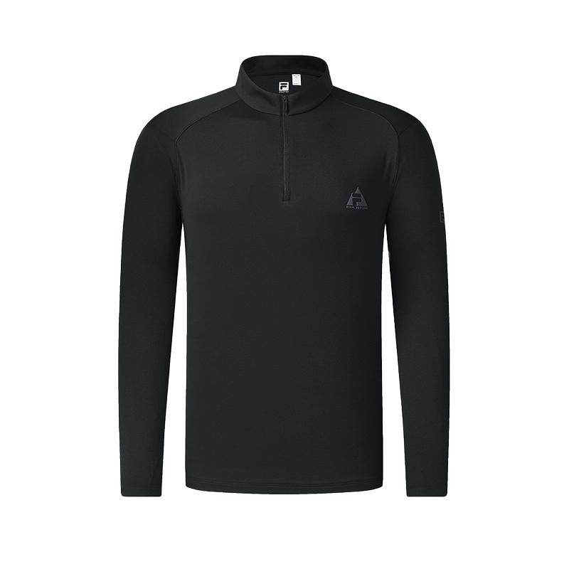 New FILA Explorer T Shirts Men's Pitch Black A11M537206FBK