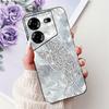 Cover For Tecno Pova 5 Case LH7n Silicone Cute Cat Fashion Flowers Luxury Painted Casing For Techno Pova 5 Phone Case Bumper