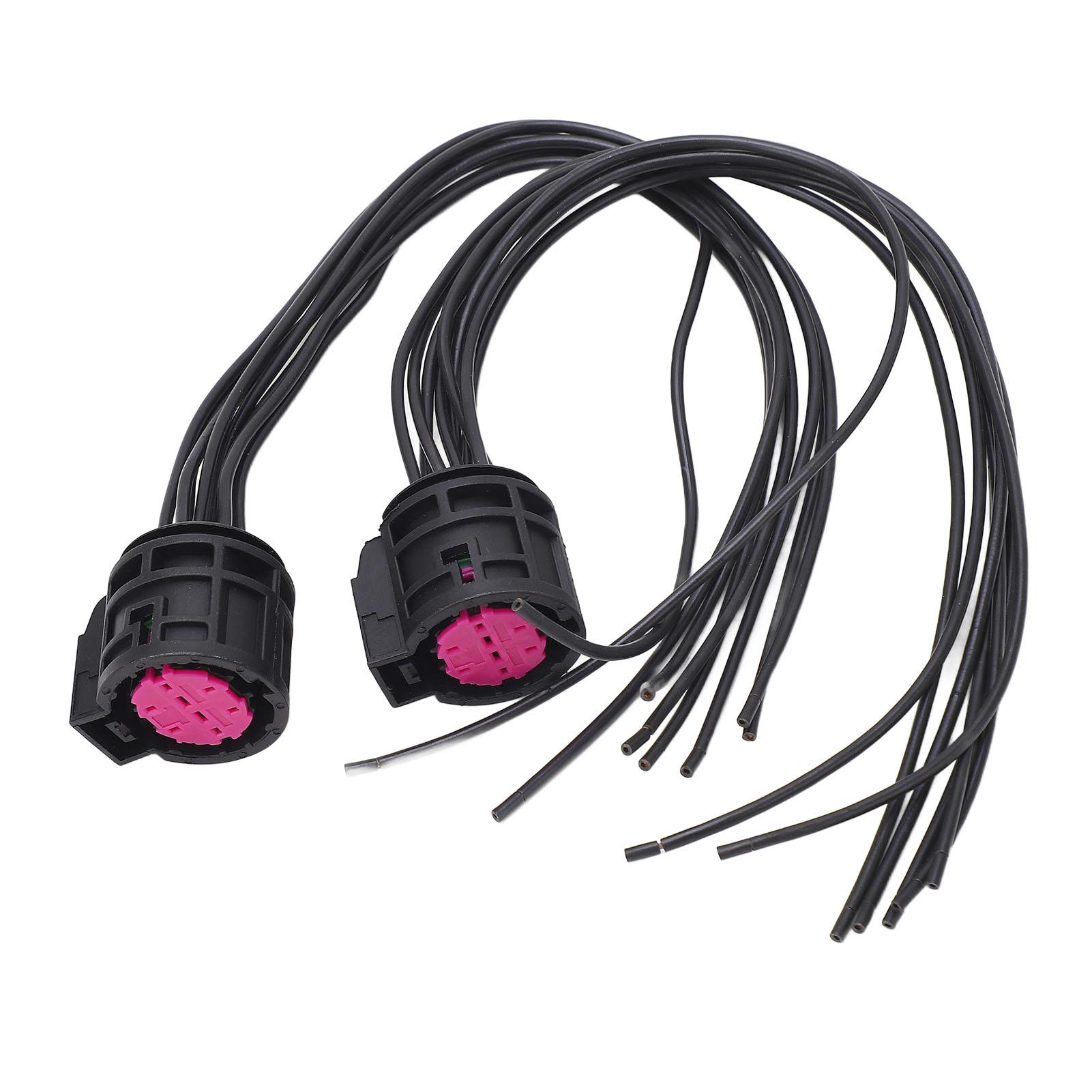 

2 шт. Разъем фары штекер пигтейл 68285243AA Стабильное соединение Жгут проводов Фара