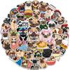 50Pcs Cute Animal Graffiti Stickers Kids Toy Fridge Phone Case Wall Room Cartoon Diy Aesthetic Vinyl Decor Children Girls