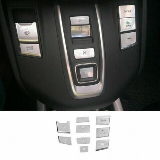 Aluminum 4X Gear Shift Button Sticker Trim For Honda CR-V CRV 2017-2022 Hybrid<