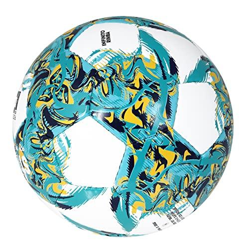 INFINITO RIMBA Futsal Ball, Size 4, SB-23IR02, White Turquoise