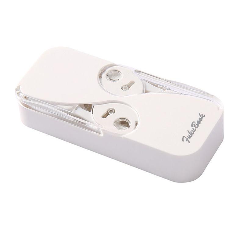 

Plastic Automatic Portable Teeth Flosser Storage Box Floss Pick Dispenser Convenient Practical Great For Traveling Camping