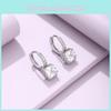 Stylish Zircon Square Alloy Earrings For Women Geometric Summer 2022 Unique Jewelry