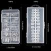 120/240Pcs Semi-matte Short Square False Nail Tips NO Polishing Soft Gel Fingertip Full Cover Artificial Fake Nails Extension