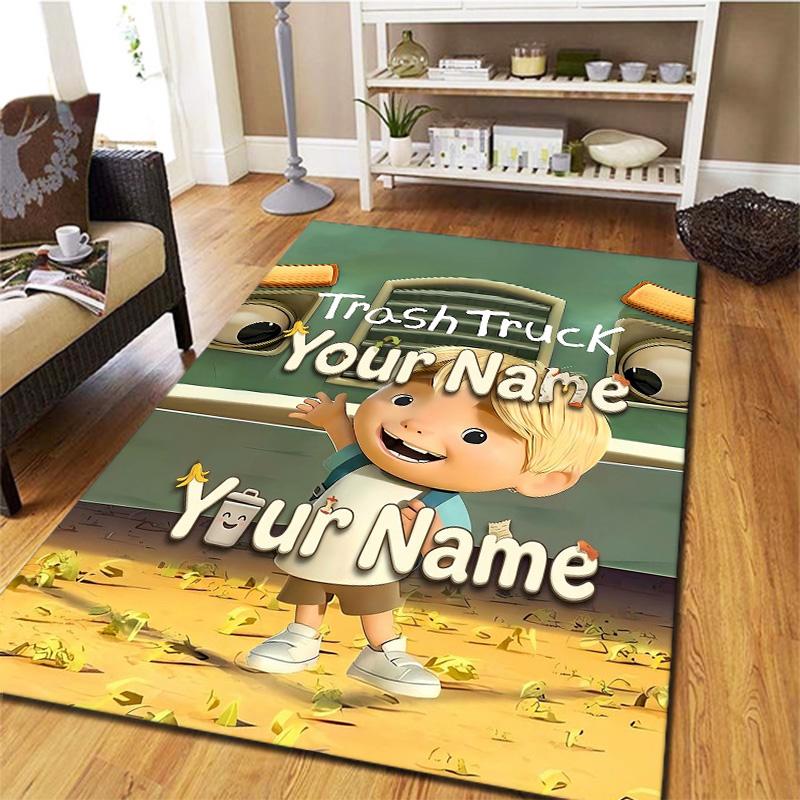 Adventure Land Custom Name Carpet Rug For Living Room Bedroom Home Sofa Decoration Kids Play Nonslip Floor Mat
