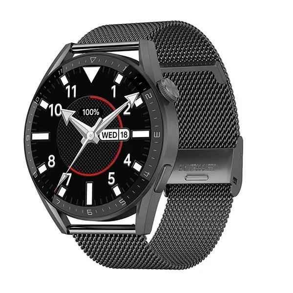 Luksus Smart Watch Herre 1,45 tommer IPS Trådløs Charing NFC Access Bluetooth Call AI Voice Fitness Armbånd Hjertefrekvens Smartwatch