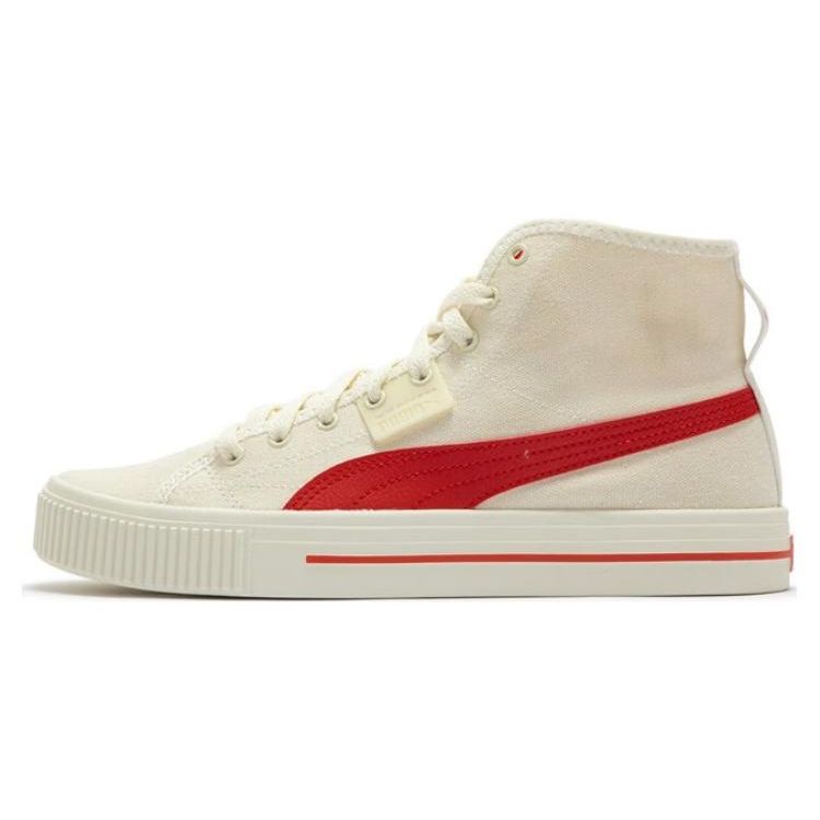 

Puma Ever Mid High Top Sneakers Unisex Sneakers Beige Red 385847-04 39