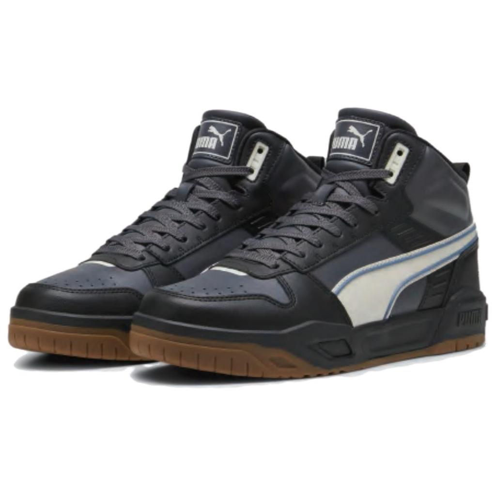 Puma Rbd Tech Mid Fashion Comfortable Versatile High-Top Sneakers Unisex Sneakers Black 396148-07