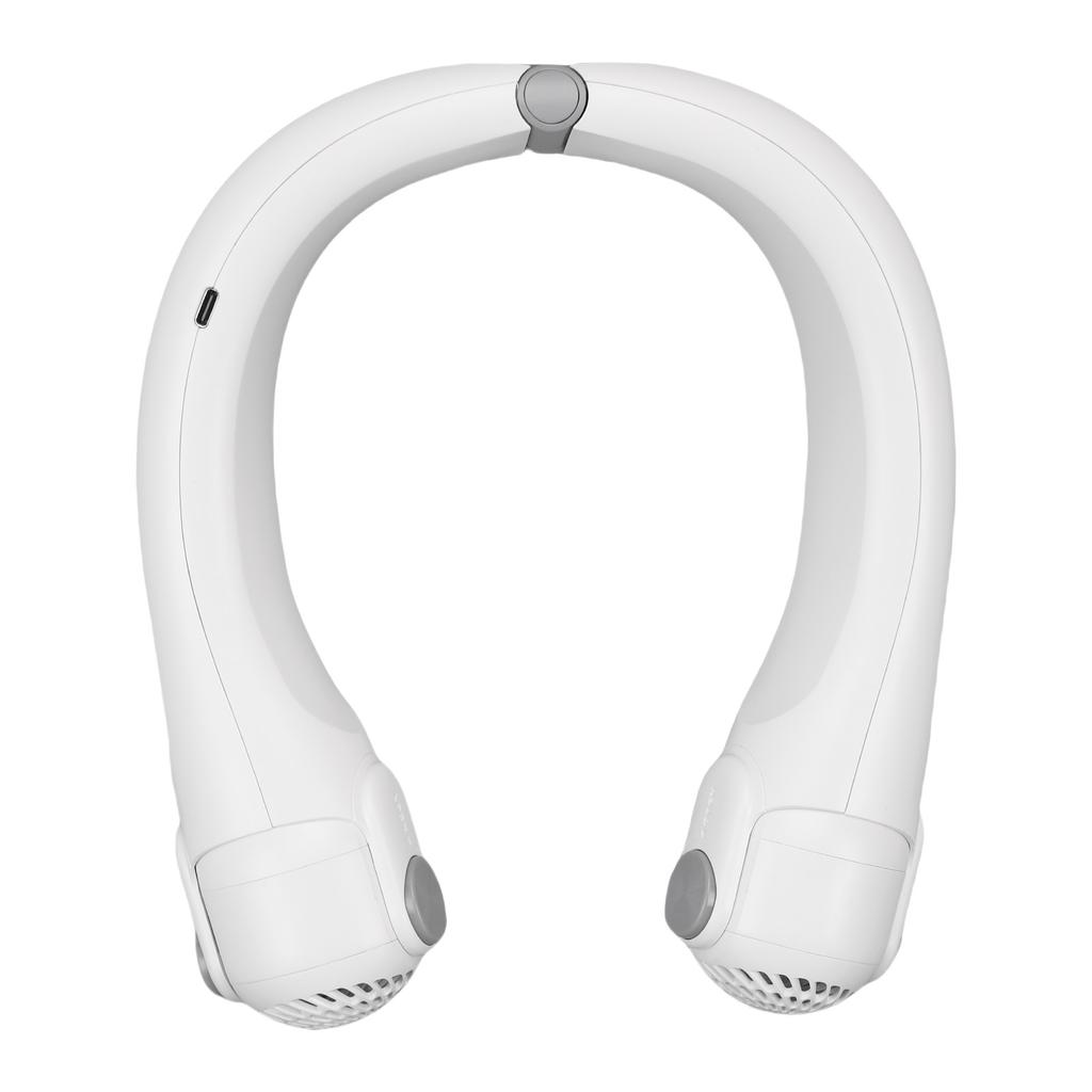Portable Neck Fan 3 Speeds Bladeless Fan 2400mAh Battery Operated Wearable Personal Fan USB Rechargeable Quiet for